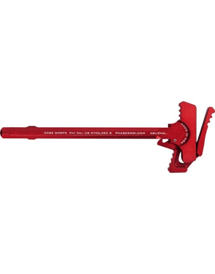 Phase 5 Charging Handle Ambi- - Battle Latch For Ar-15 Red