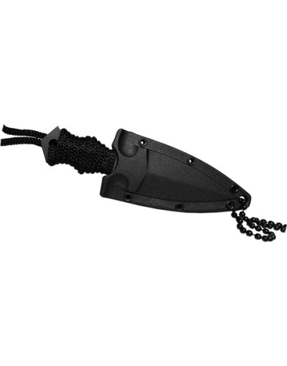 Abkt Covert Ops Neck Knife - 1 1-4" Blade W- Cord & Sheath