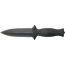 Abkt Elite Boot Knife 3.5" - Blade W- Metal & Nylon Clips
