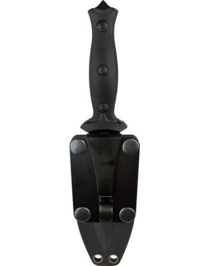 Abkt Elite Boot Knife 3.5" - Blade W- Metal & Nylon Clips