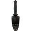 Abkt Elite Boot Knife 3.5" - Blade W- Metal & Nylon Clips