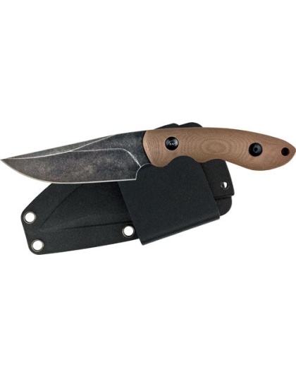 Abkt Elite Desert Predator Fxd - Blade 3.5" Clip Point D2 Steel