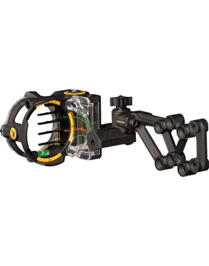 Trophy Ridge Bow Sight React - H4 4-pin .019 Rh Black