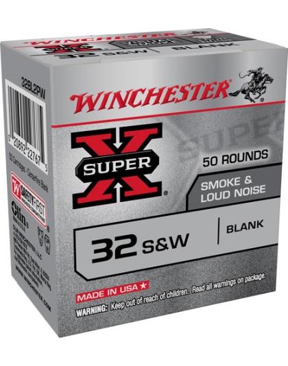 Win Ammo Super-x .32sw Smoke - & Noise Blanks 50-pack