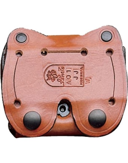 Desantis Double Mag Pouch Owb - Leather Single Stack 10-45 Tan