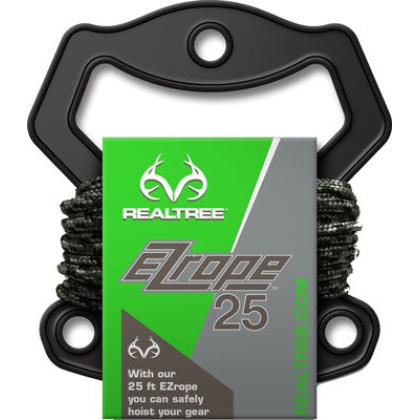 Realtree Ez Rope 25' Braided - Cord W-attached Carabiners