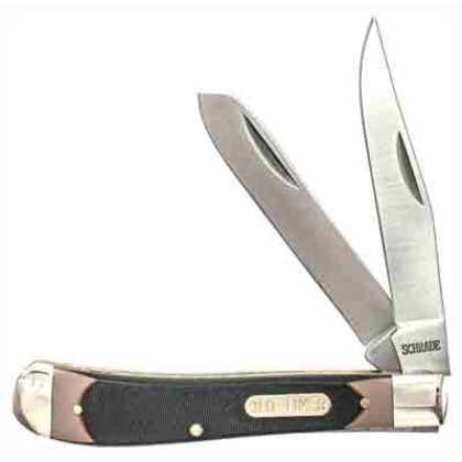 Old Timer Knife Gunstock Trppr - 2-blade 3.1" S-s Delrin