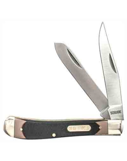 Old Timer Knife Gunstock Trppr - 2-blade 3.1" S-s Delrin