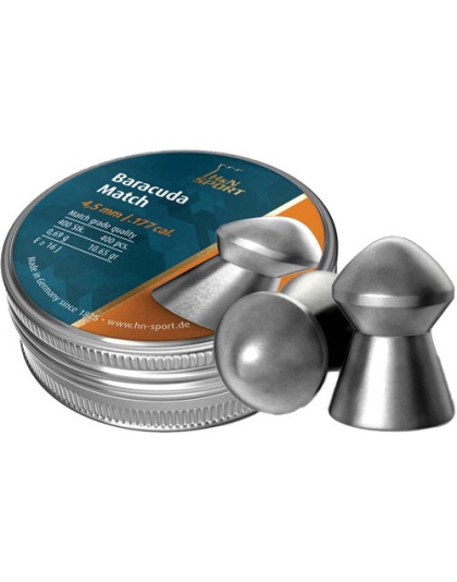 H&n Baracuda Match .177 10.65 - Grain 400 Pack 4.5mm Head Size