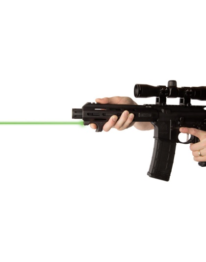 Viridian Laser Handguard Hs1 - Green W-hand Stop M-lok Black