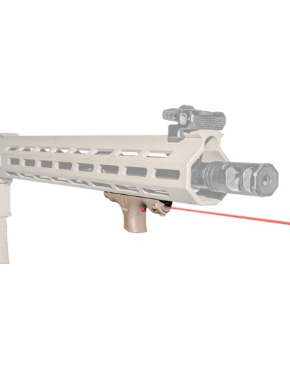 Viridian Laser Handguard Hs1 - Red W-hand Stop M-lok Fde