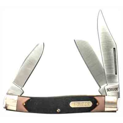 Old Timer Knife Senior 3-blade - 3" S-s Delrin