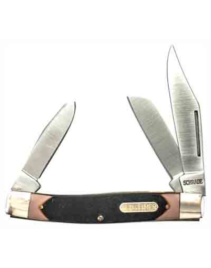 Old Timer Knife Senior 3-blade - 3" S-s Delrin