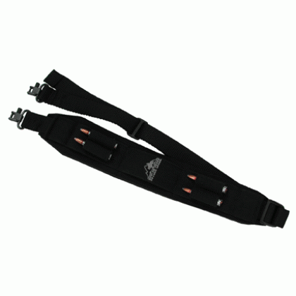 Butler Cr. Alaskan Rifle Sling - Neoprene W-swivels Black