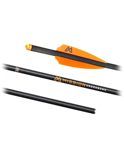 Mission Archery Xbow Bolt 19" - Lighted Nock 250gr 3pk