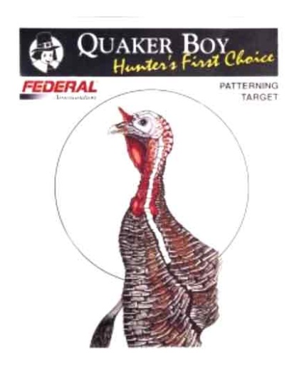 Quaker Boy Paper Target Turkey - 20" X 20" Rolled 10-pack