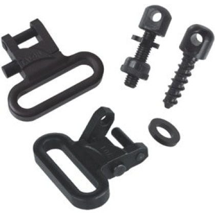 Toc Talon 1" Swivels & Screw - Set Quick Release Steel Black