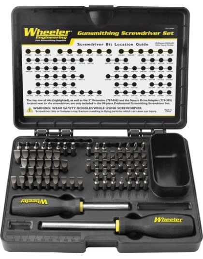 Wheeler Screwdriver Kit 72-pc - Professional Gunsmithing