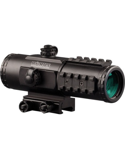 Konus Red-blue Dot Sightpro - Pts2 2.8moa 3x30 Dual Rail Mnt