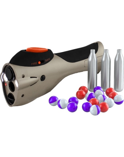 Pepperball Mobile Launcher - Kit 8grm. Co2 .68 Cal 3-shots