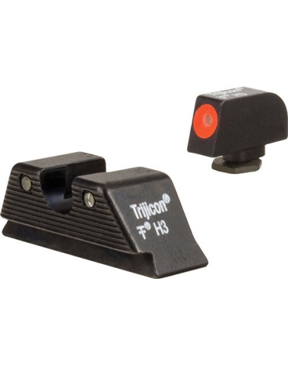 Trijicon Night Sight Set Hd - Orange Outline Glock 17mos