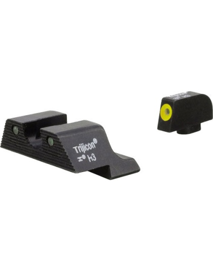 Trijicon Night Sight Set Hd Xr - Yellow Outline Glock 17