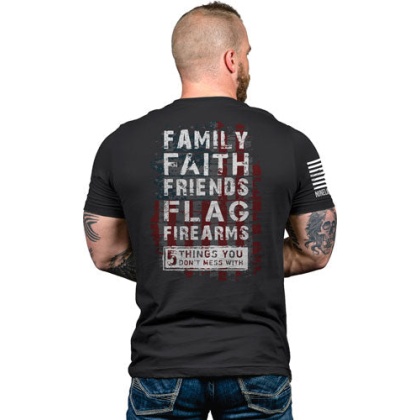 Nine Line Apparel 5 Things - Men's T-shirt Black X-large