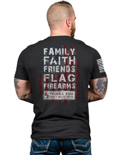 Nine Line Apparel 5 Things - Men's T-shirt Black X-large