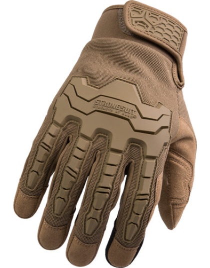 Strongsuit Brawny Gloves Large - Coyote W-knuckle Protection