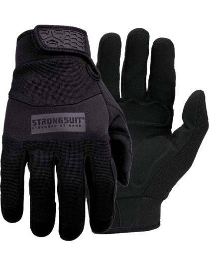 Strongsuit General Utility Pls - Gloves Large Black Lthr Palm