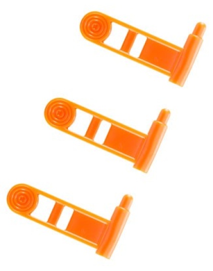 Ergo Grip Chamber Safety Flag - For Pistol Orange 3-pk