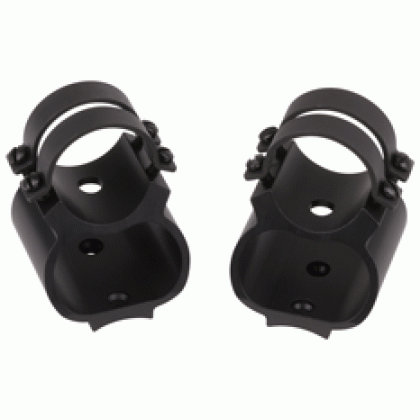 Weaver Rings See-thru Steel - Lock 1" Rem 7400-7600 Matte