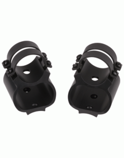 Weaver Rings See-thru Steel - Lock 1" Rem 7400-7600 Matte