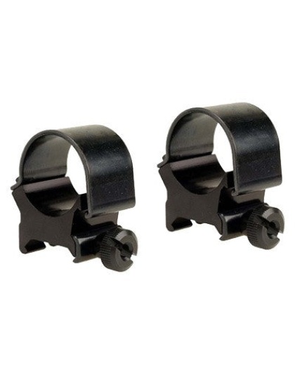 Weaver Rings Detachable Top - Mount 1" High Black .332"