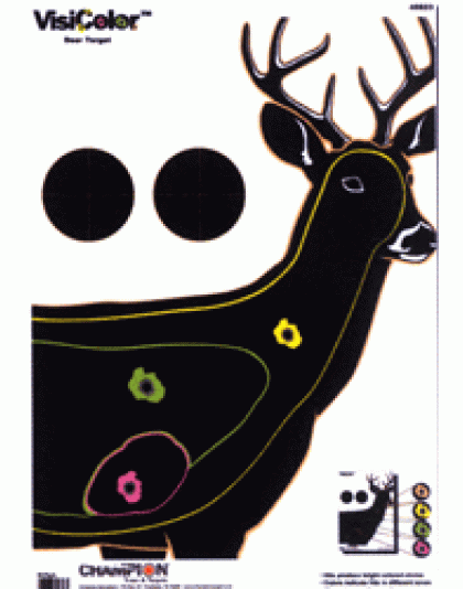 Champion Visicolor Target - Deer 13"x18" 10-pack