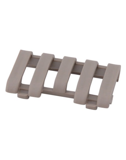 Ergo Grip Rail Cover Wire Loom - 5 Slot Picatinny Fde 1pk