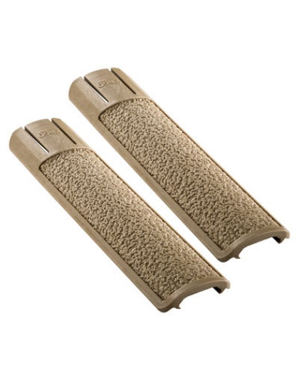 Ergo Grip Rail Cover Full Long - Textured Picatinny Fde 2pk