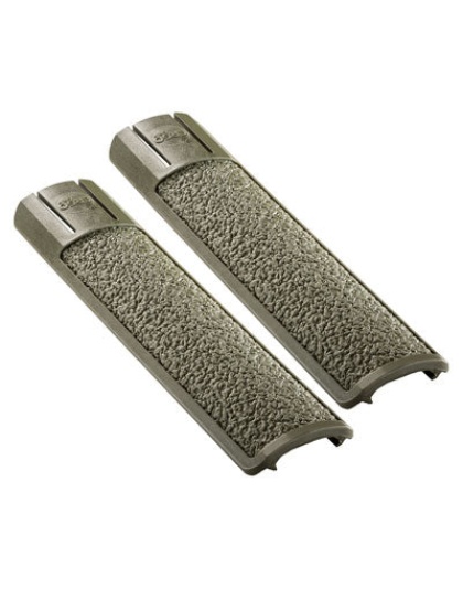 Ergo Grip Rail Cover Full Long - Textured Picatinny Od Grn 2pk