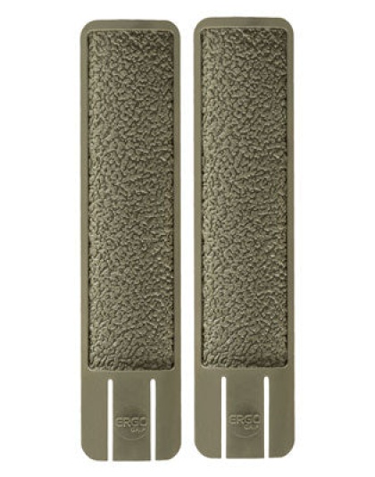 Ergo Grip Rail Cover Full Long - Textured Picatinny Od Grn 2pk