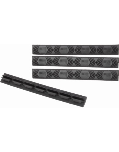 Ergo Grip Rail Cover Wedge Lok - Keymod Black American Flag 4pk