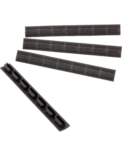 Ergo Grip Rail Cover Wedge Lok - Keymod Black Ergo Logo 4pk