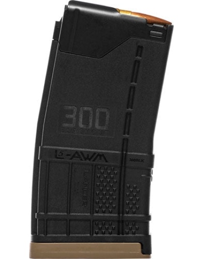 Lancer Magazine L5awm Ar-15 - .300blk 20rd Opaque Black